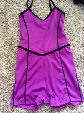 Tiger Friday One Of A Kind Girls Purple Dancewear Bodysuit
